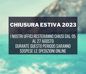 Chiusura estiva 2023